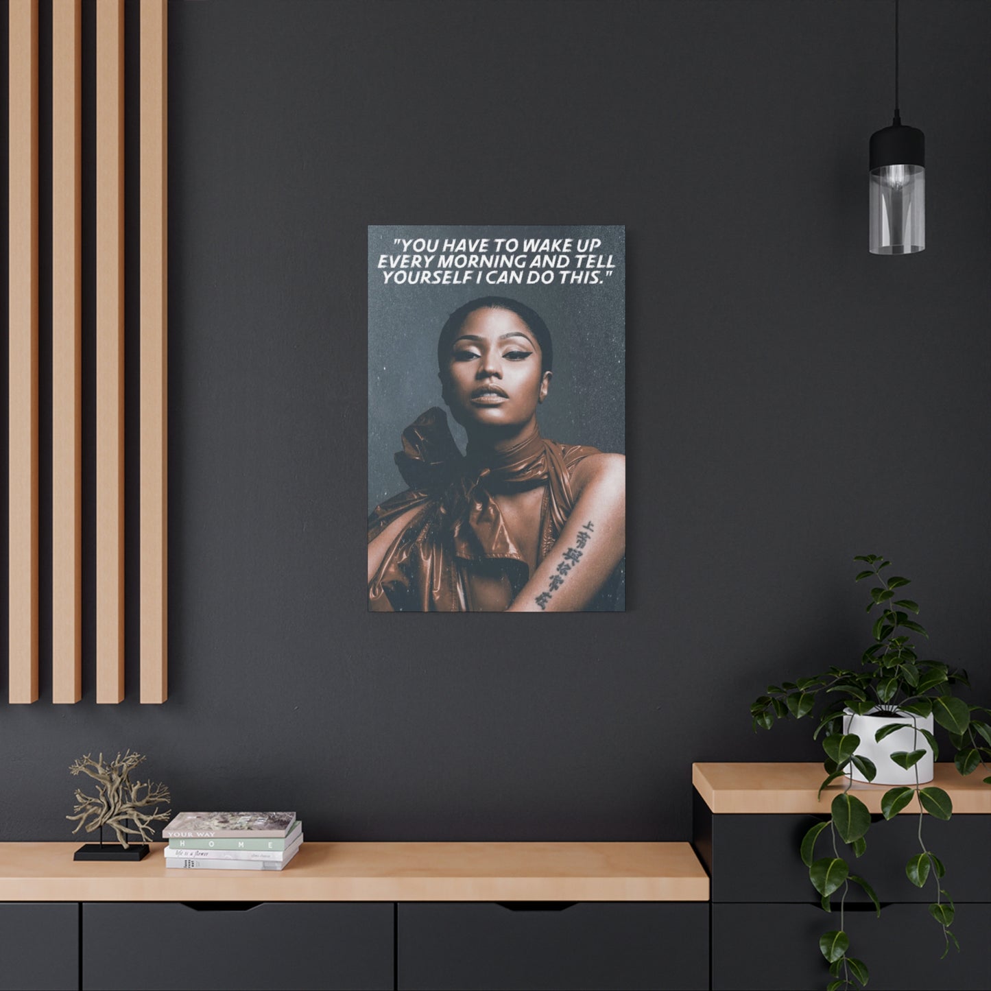 Nicki Minaj Motivational Canvas