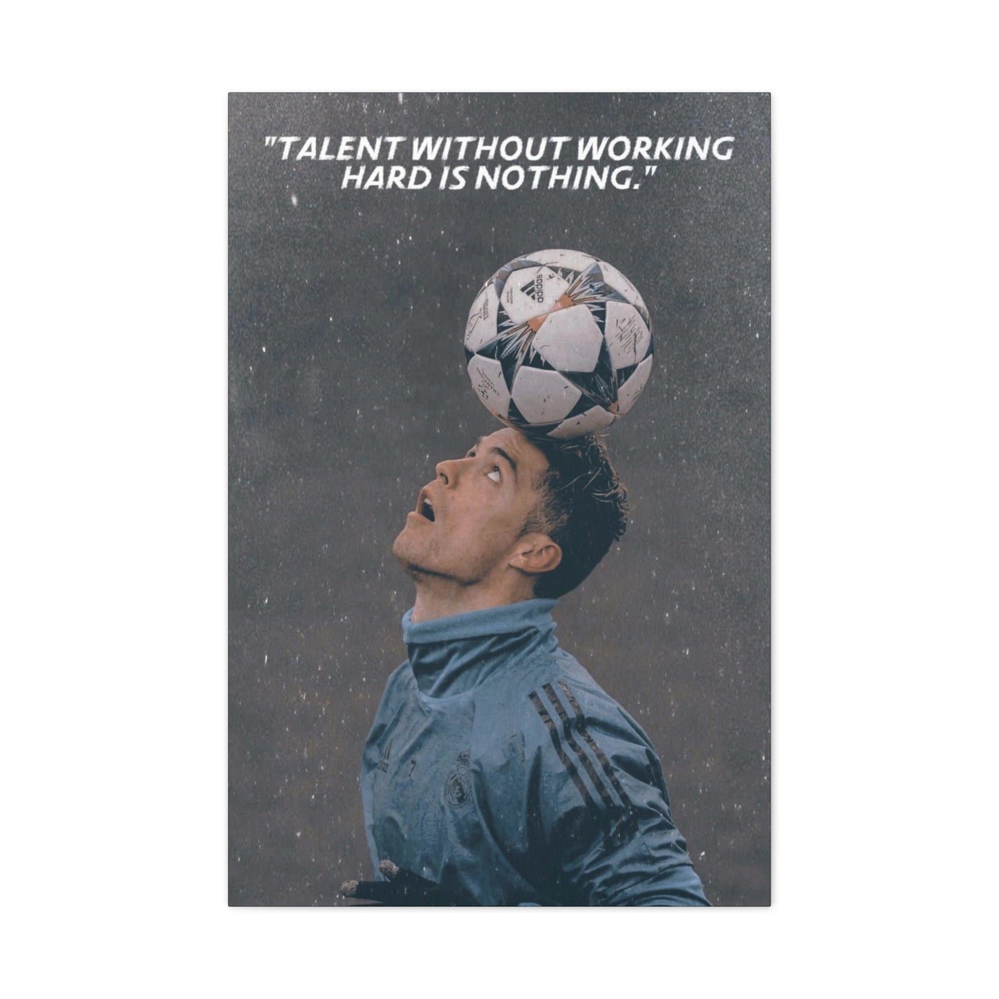 Cristiano Ronaldo Motivational Canvas