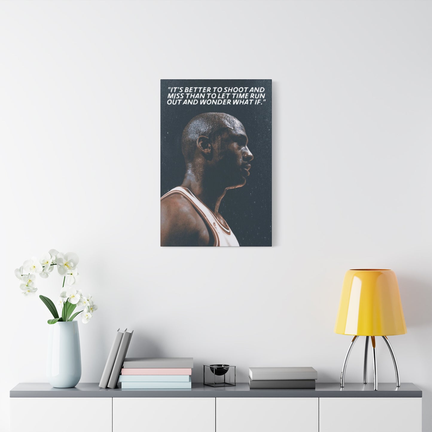 Michael Jordan Motivational Canvas