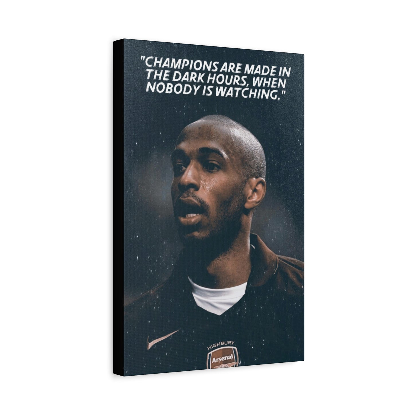 Thierry Henry Motivational Canvas