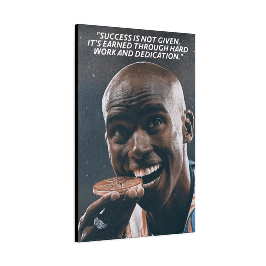 Mo Farah Motivational Canvas