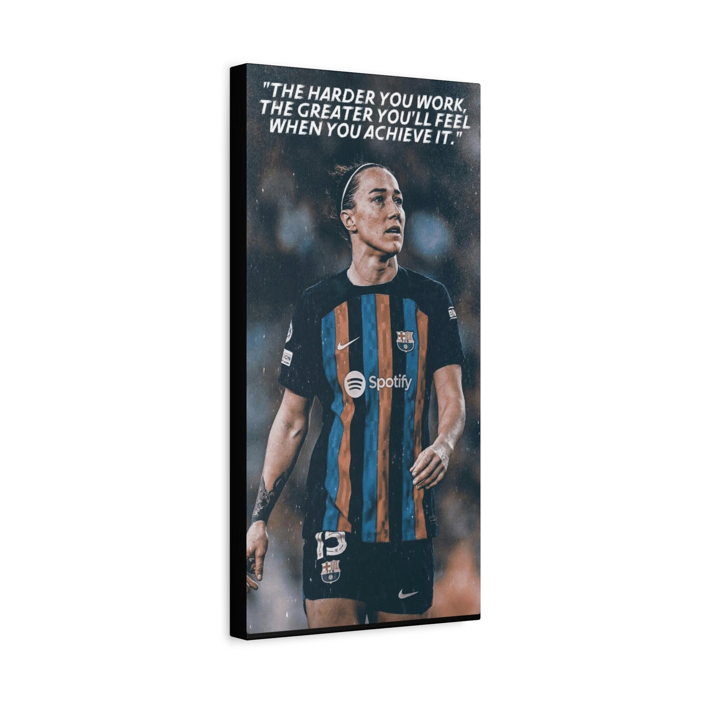 Lucy Bronze Motivational Canvas