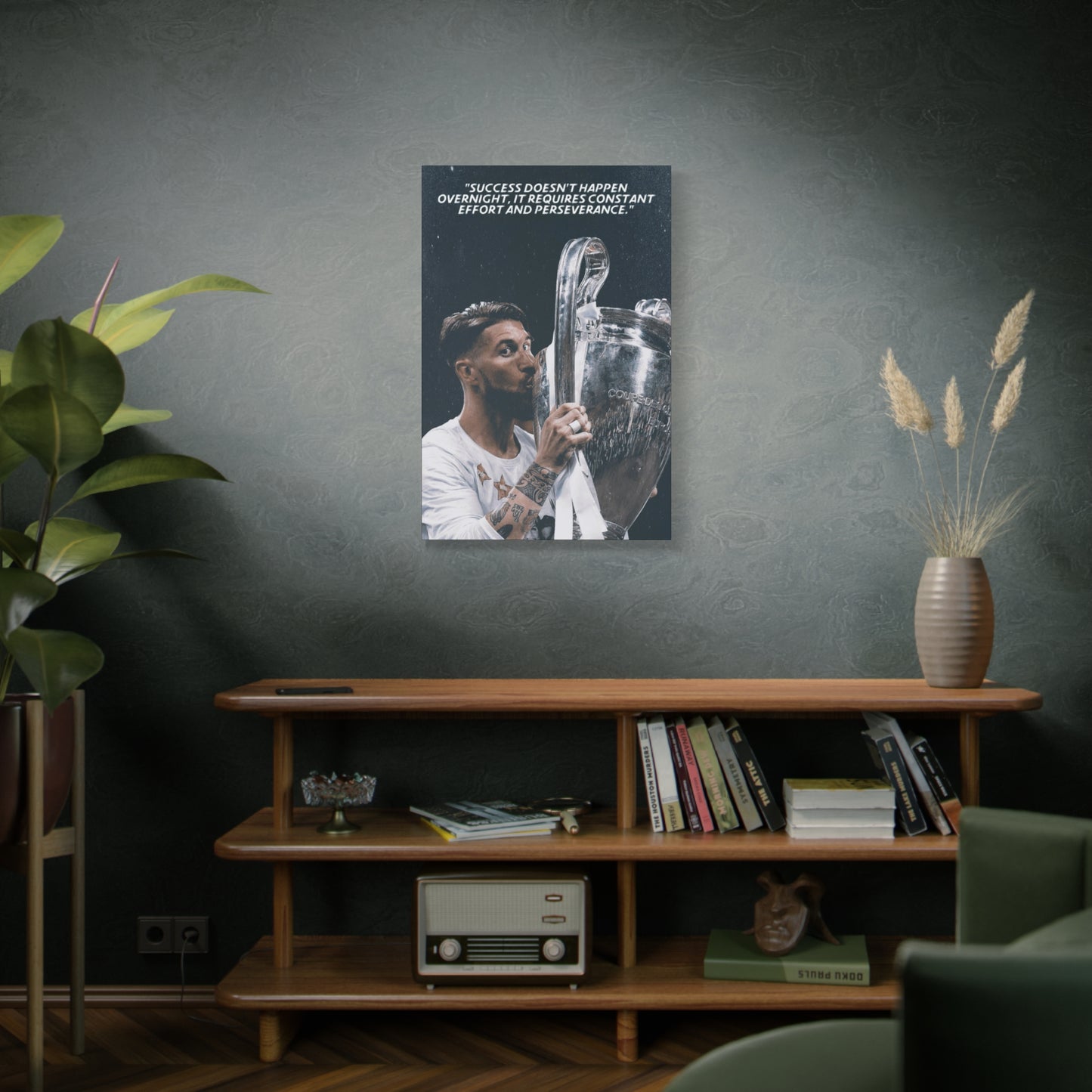 Sergio Ramos Motivational Canvas