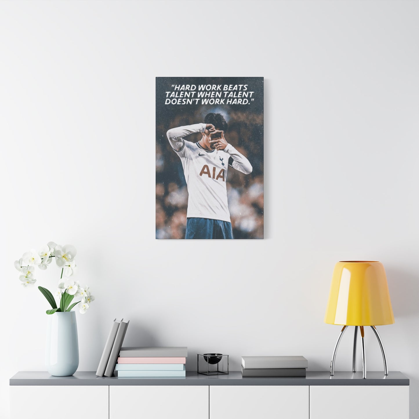 Heung Min Son Motivational Canvas