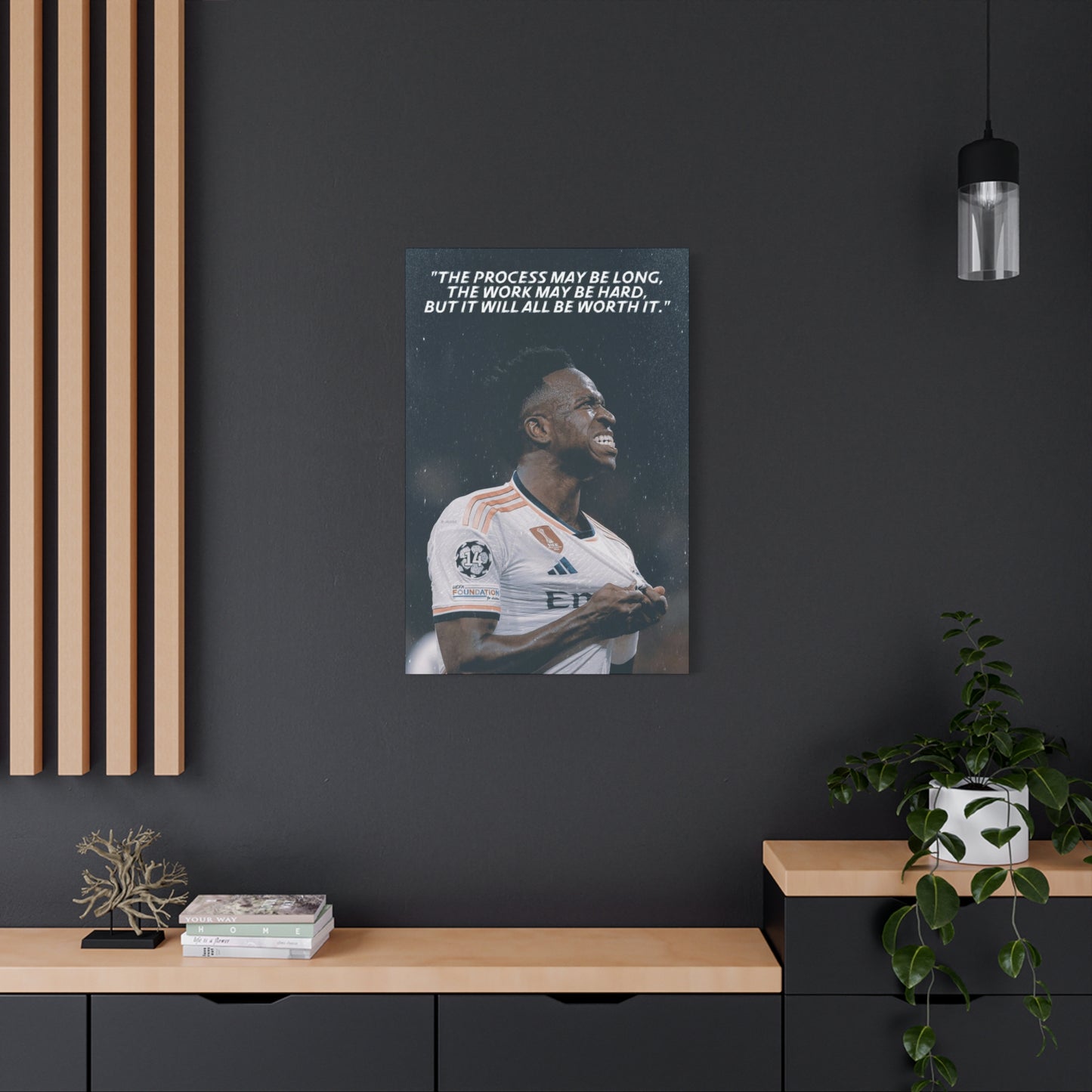 Vinicius Jr Motivational Canvas