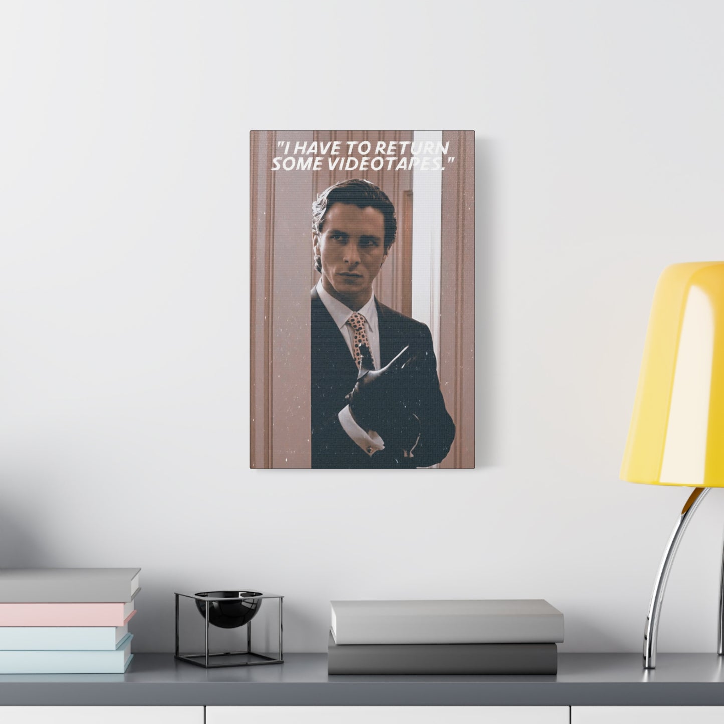 Patrick Bateman Motivational Canvas