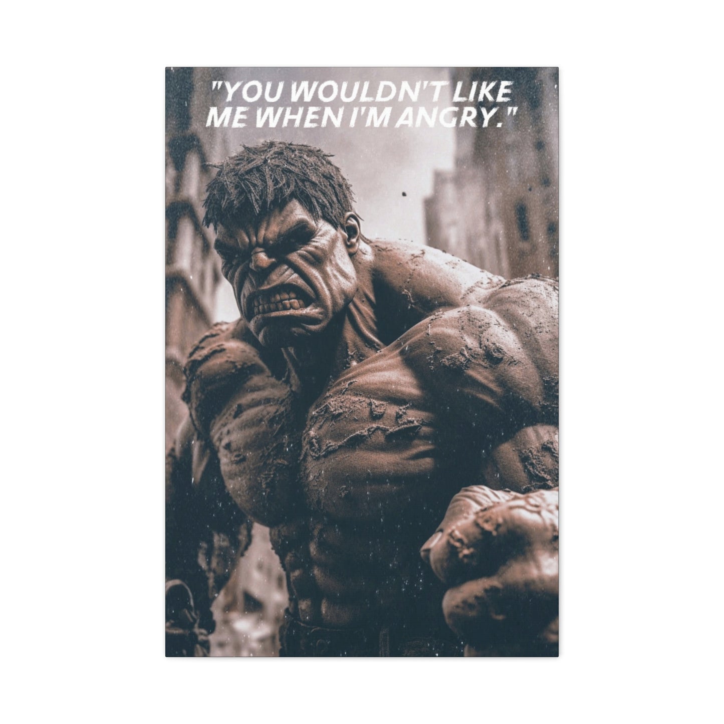 Hulk Motivational Canvas