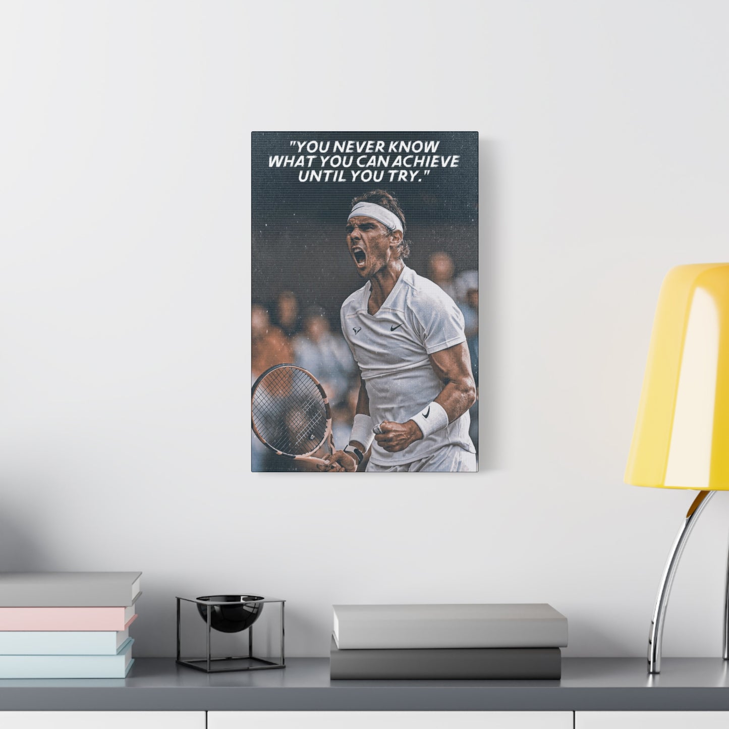 Rafael Nadal Motivational Canvas