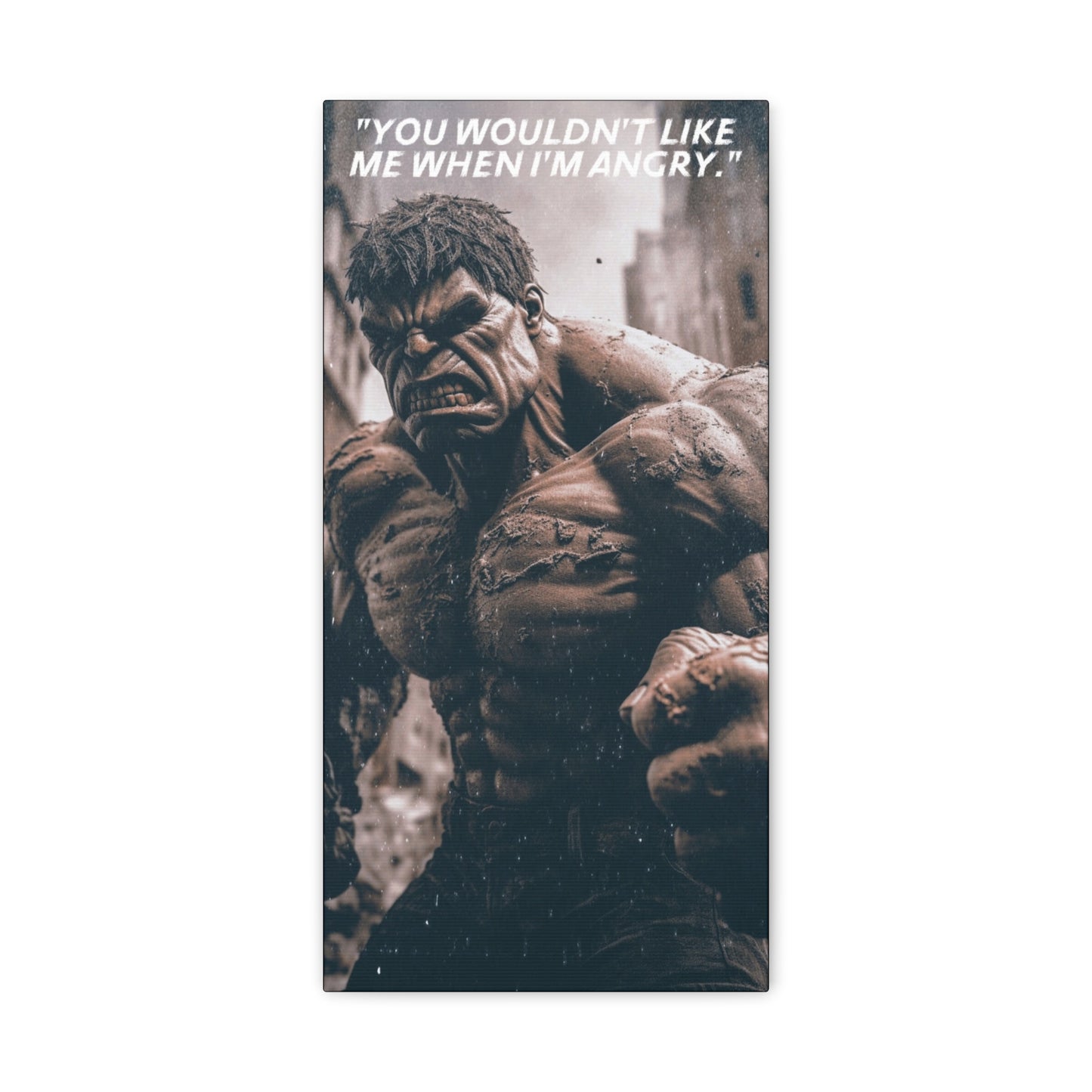 Hulk Motivational Canvas