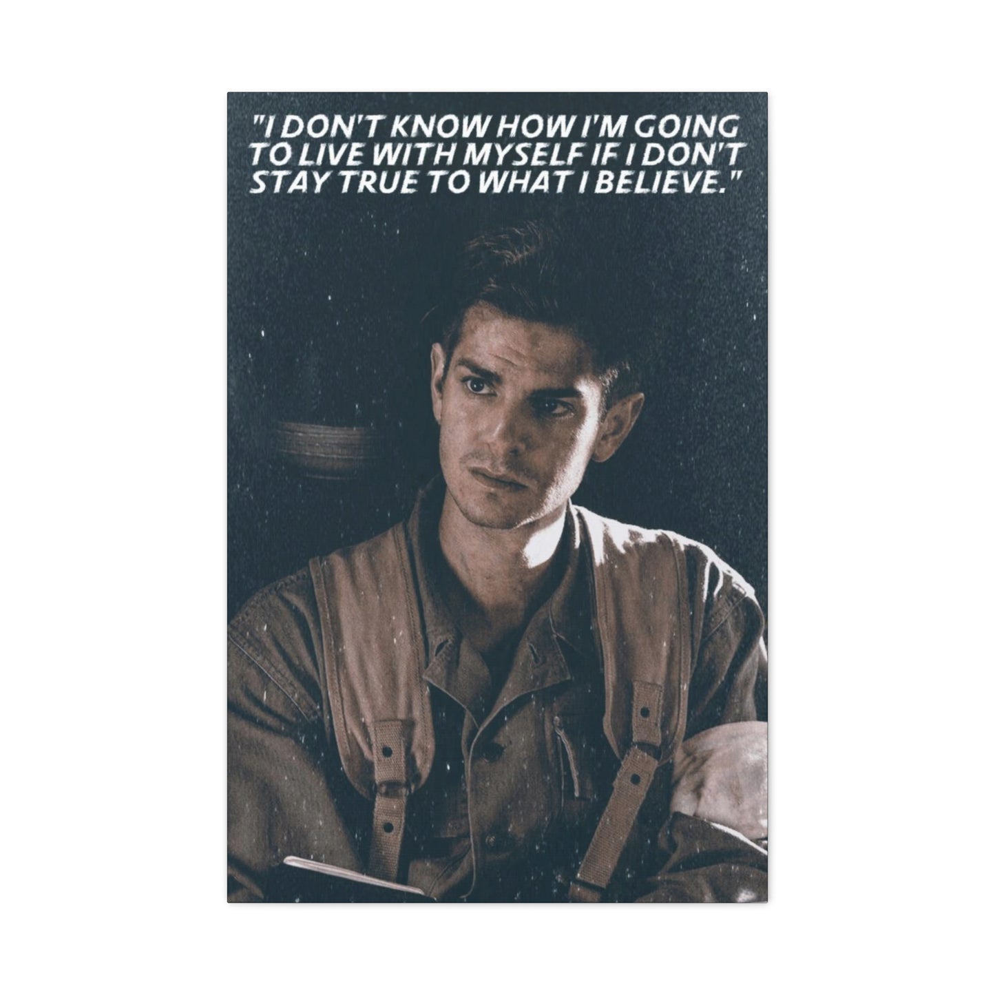 Desmond Doss Motivational Canvas