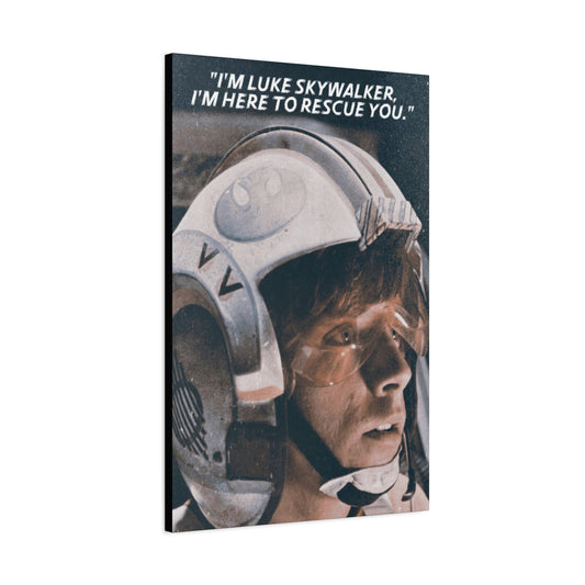 Luke Skywalker Motivational Canvas