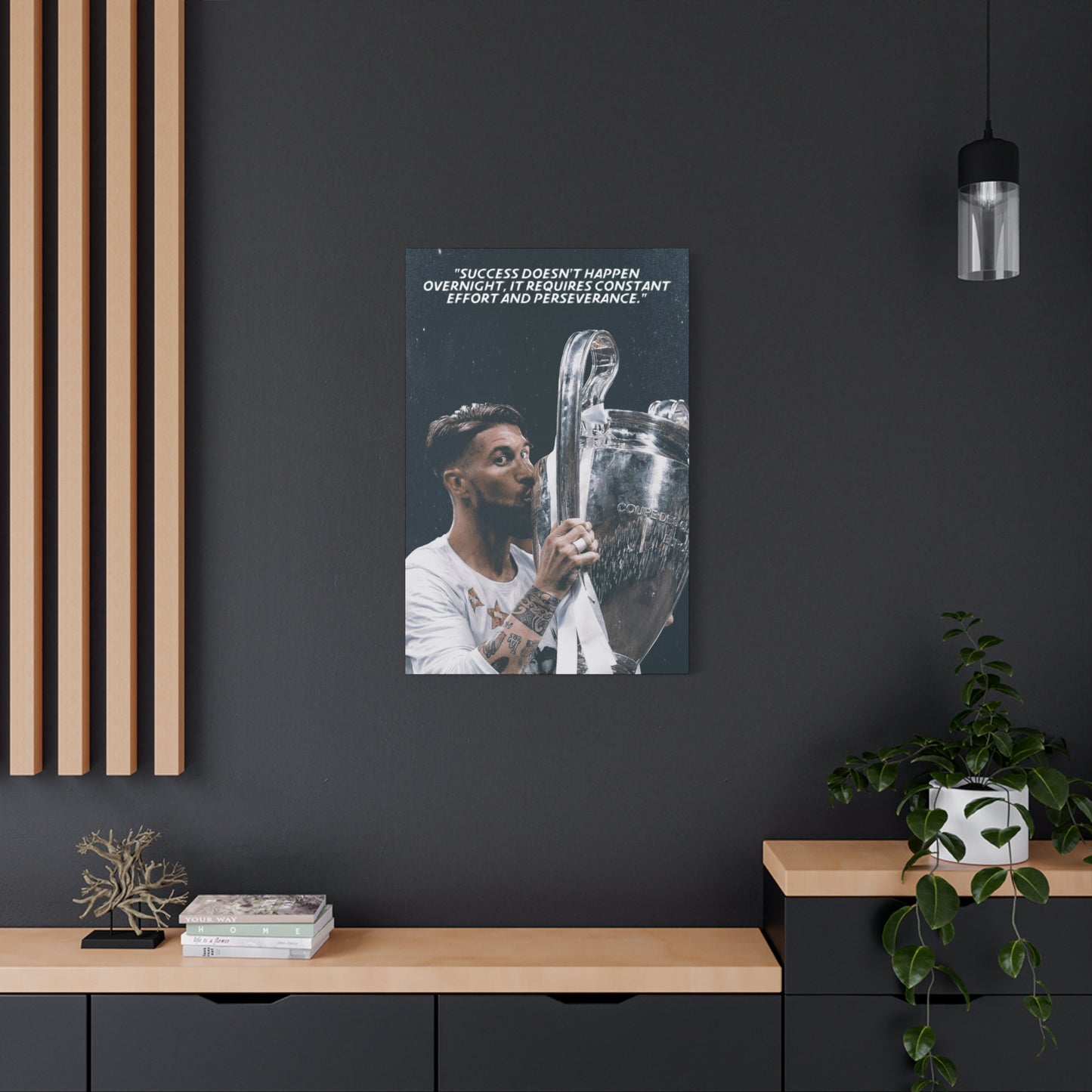 Sergio Ramos Motivational Canvas