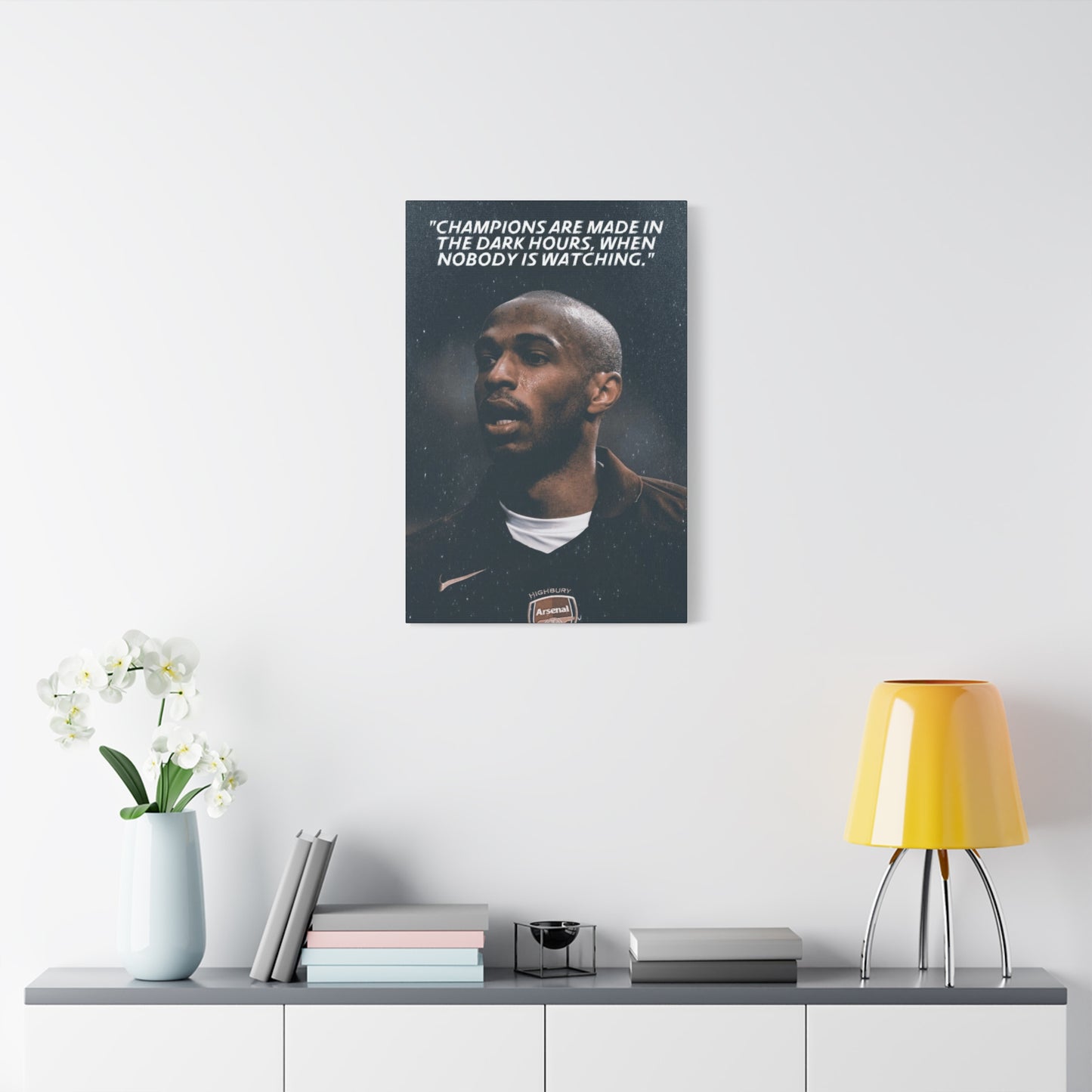 Thierry Henry Motivational Canvas