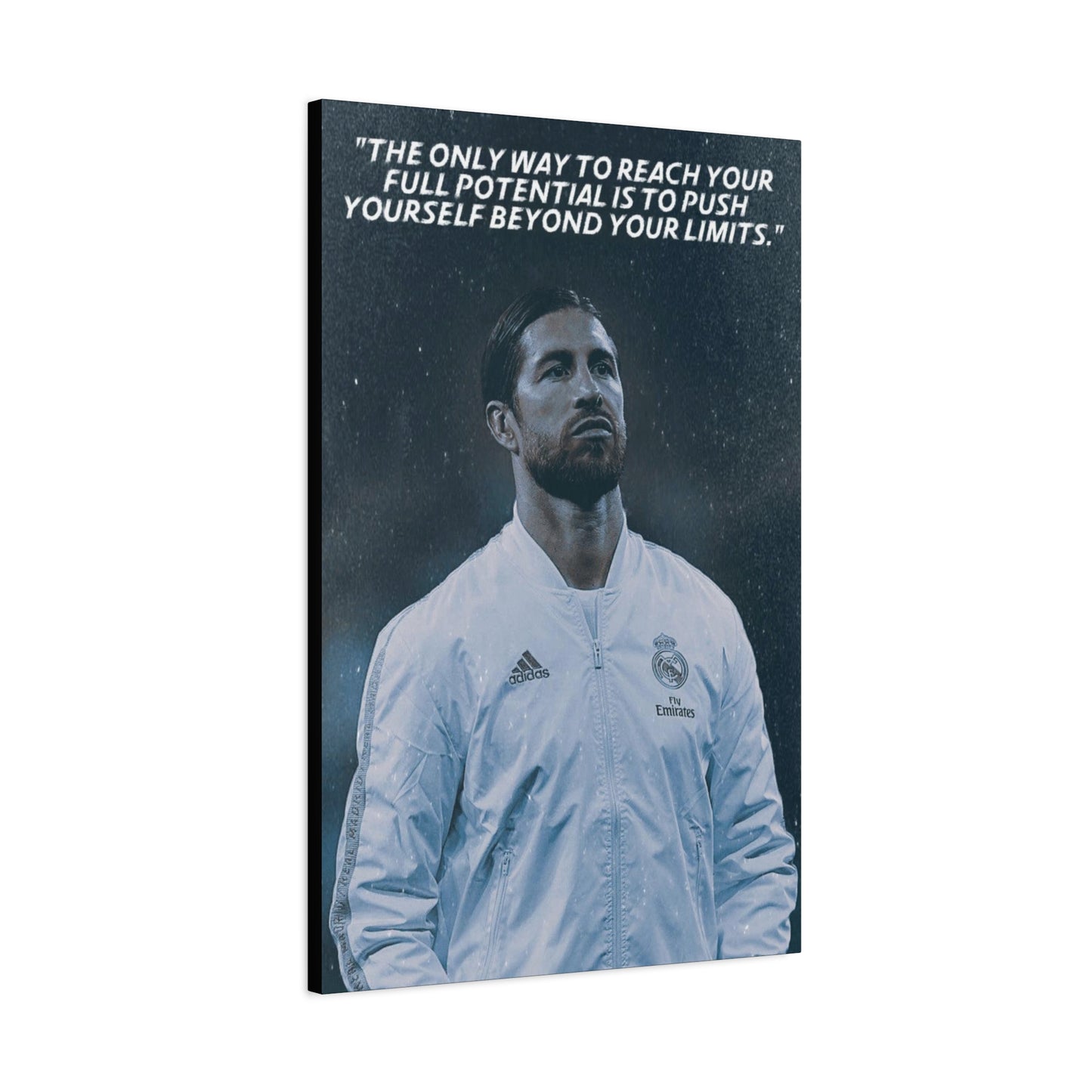 Sergio Ramos Motivational Canvas