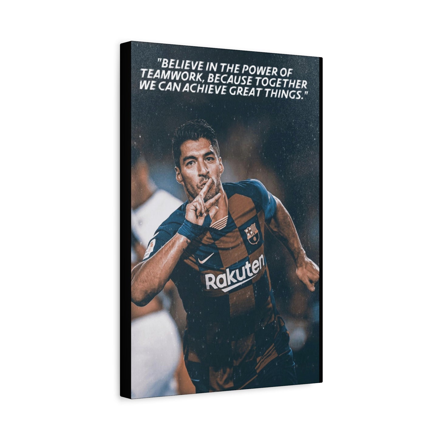 Luis Suarez Motivational Canvas