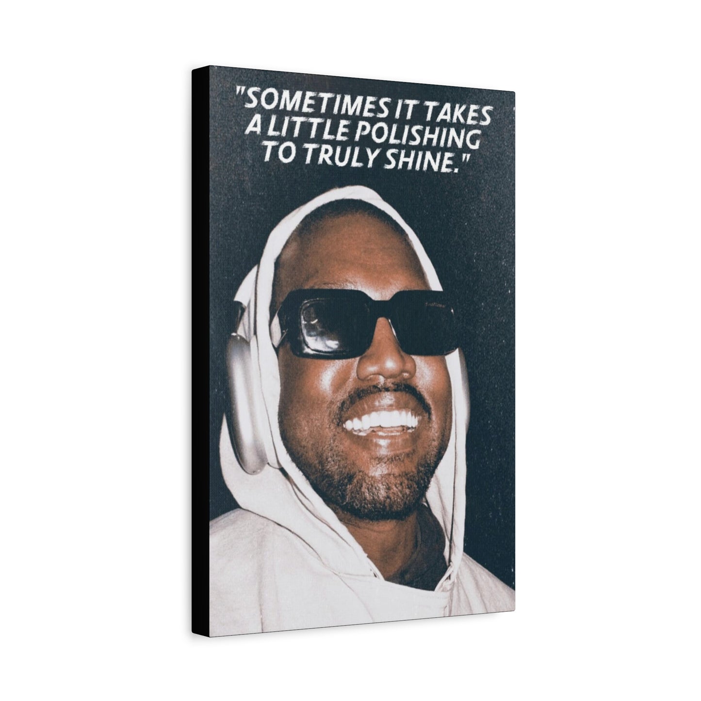 Kanye West Motivational Canvas