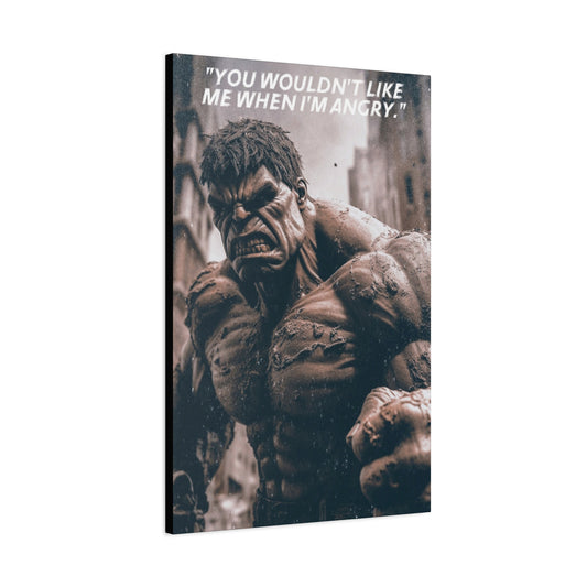 Hulk Motivational Canvas