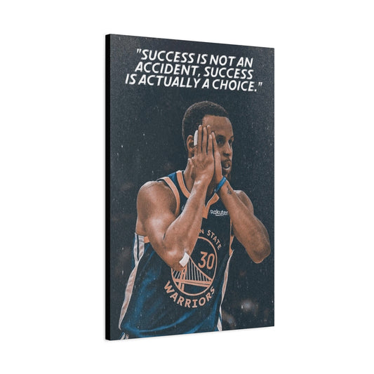 Steph Curry Motivational Canvas