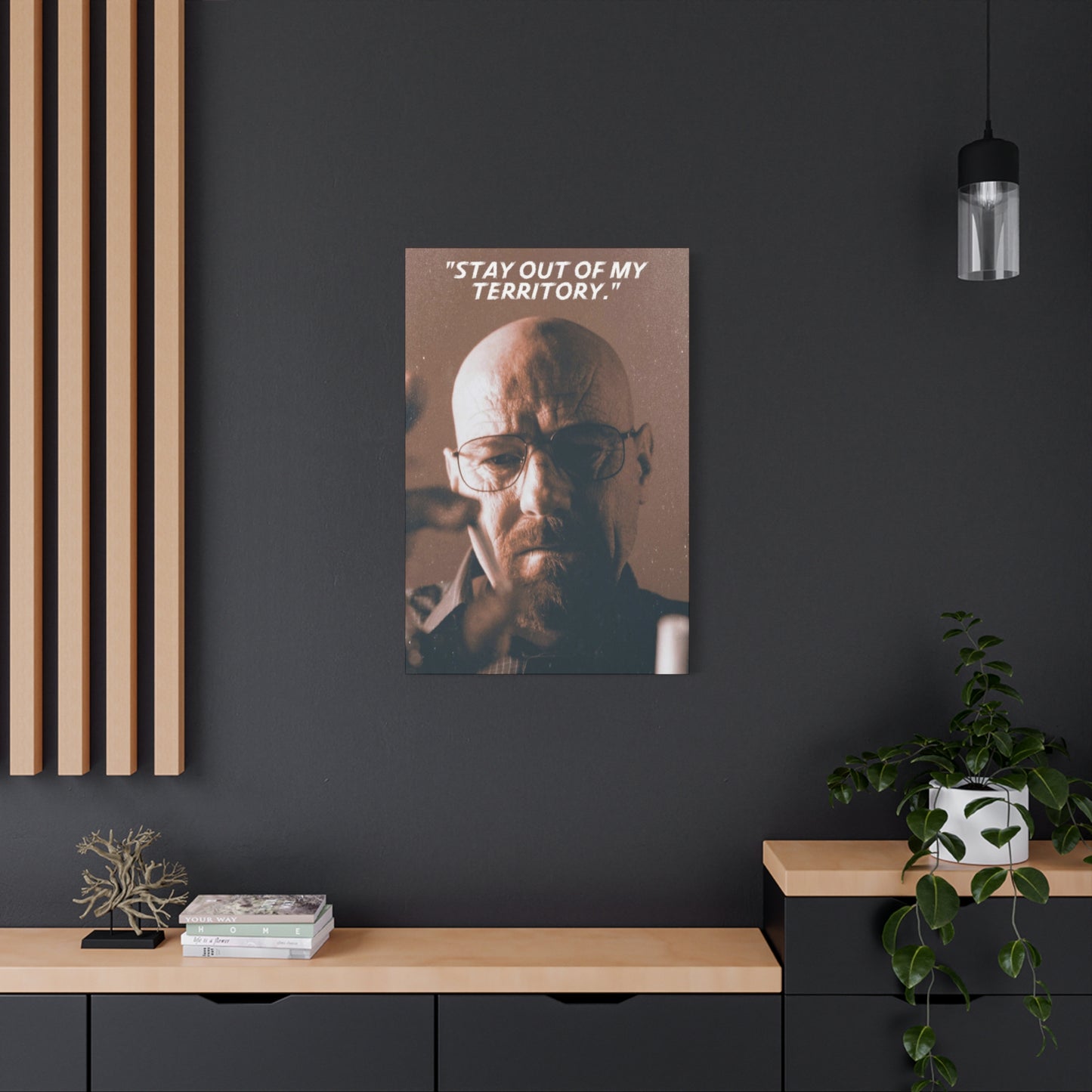 Walter White Motivational Canvas