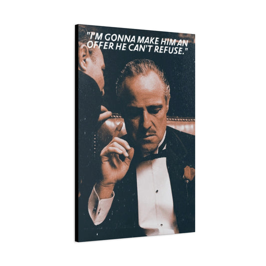 The Godfather Motivational Canvas