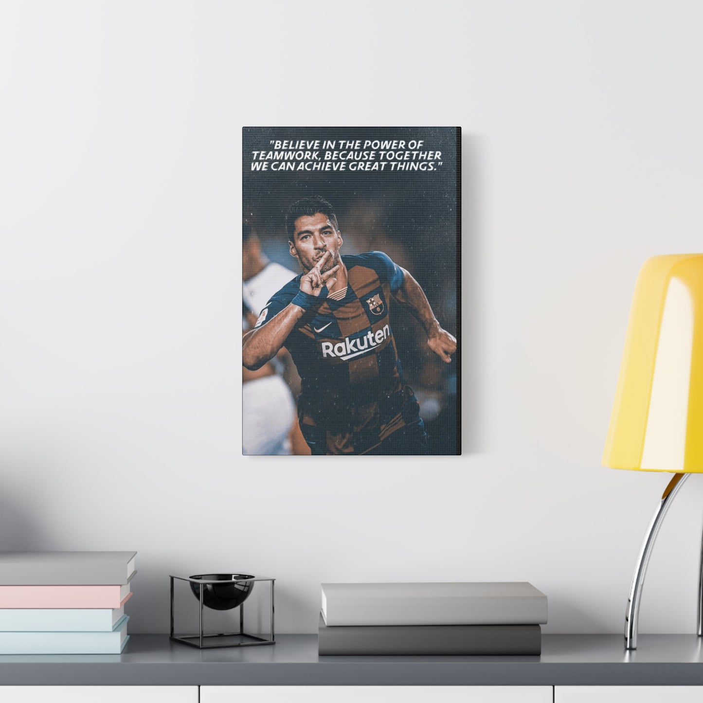 Luis Suarez Motivational Canvas