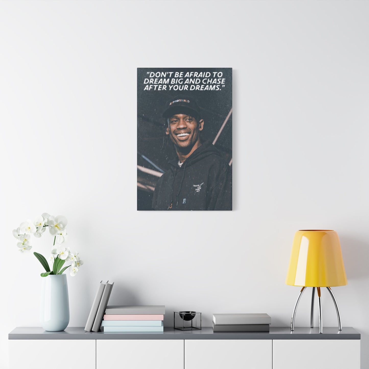 Travis Scott Motivational Canvas