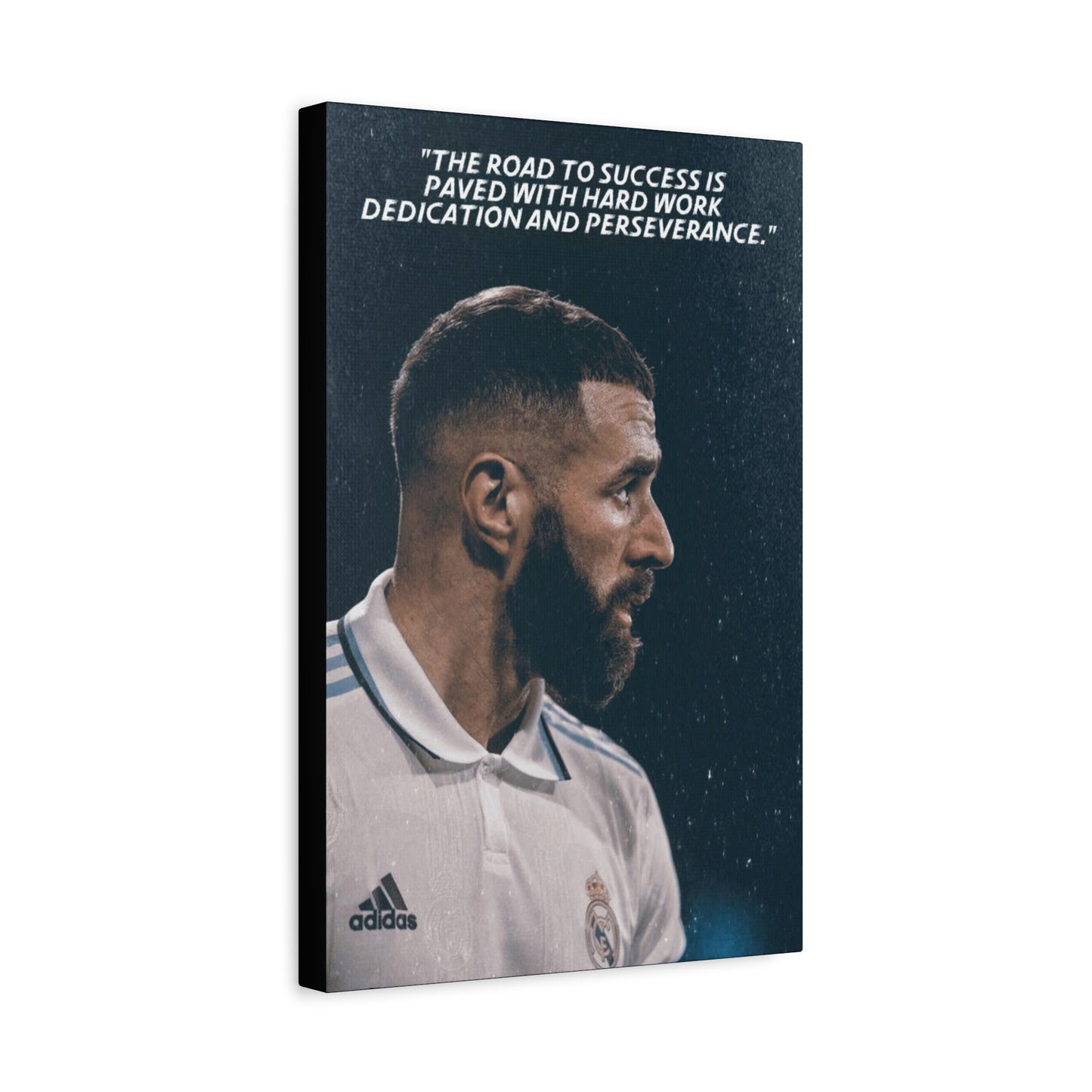 Karim Benzema Motivational Canvas