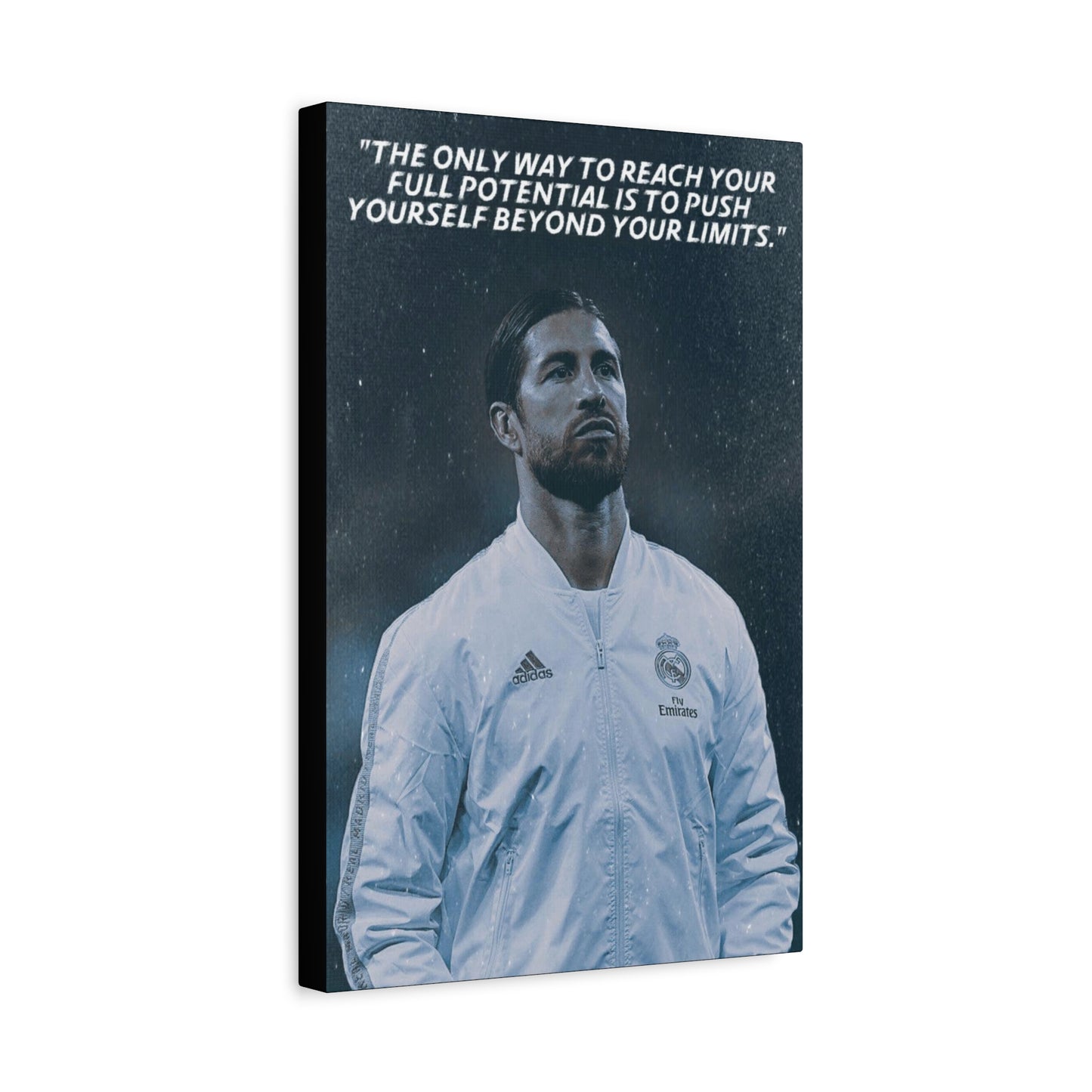 Sergio Ramos Motivational Canvas