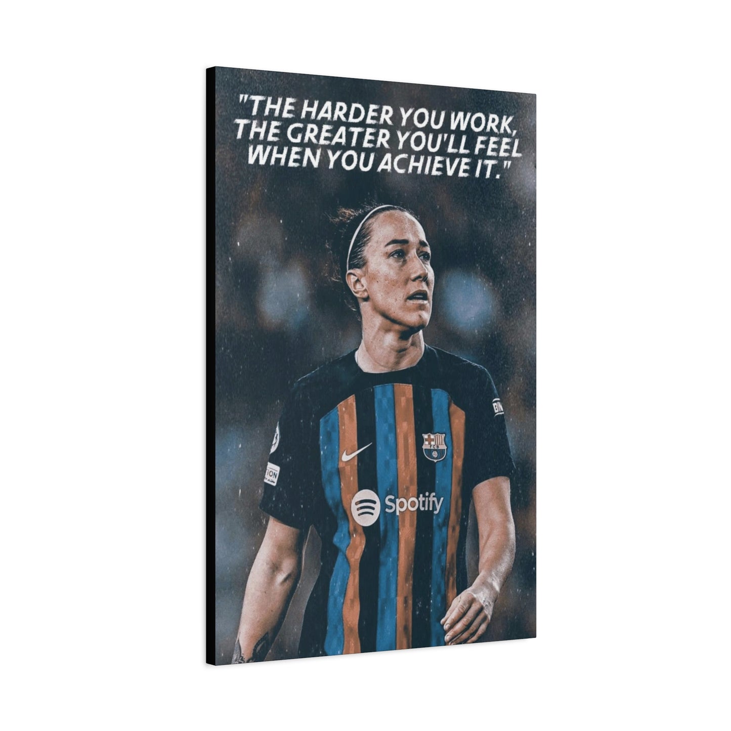 Lucy Bronze Motivational Canvas