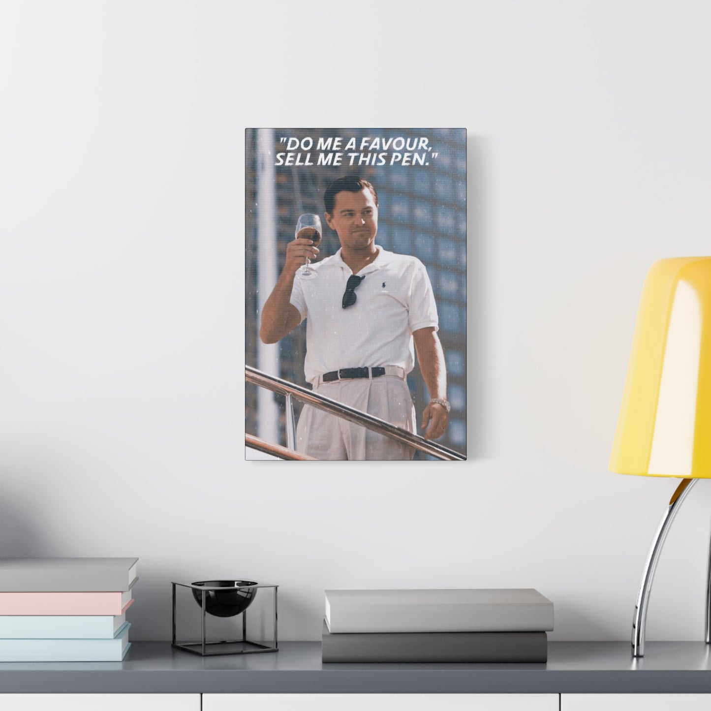The Wolf Of Wall Street Motivational Canvas