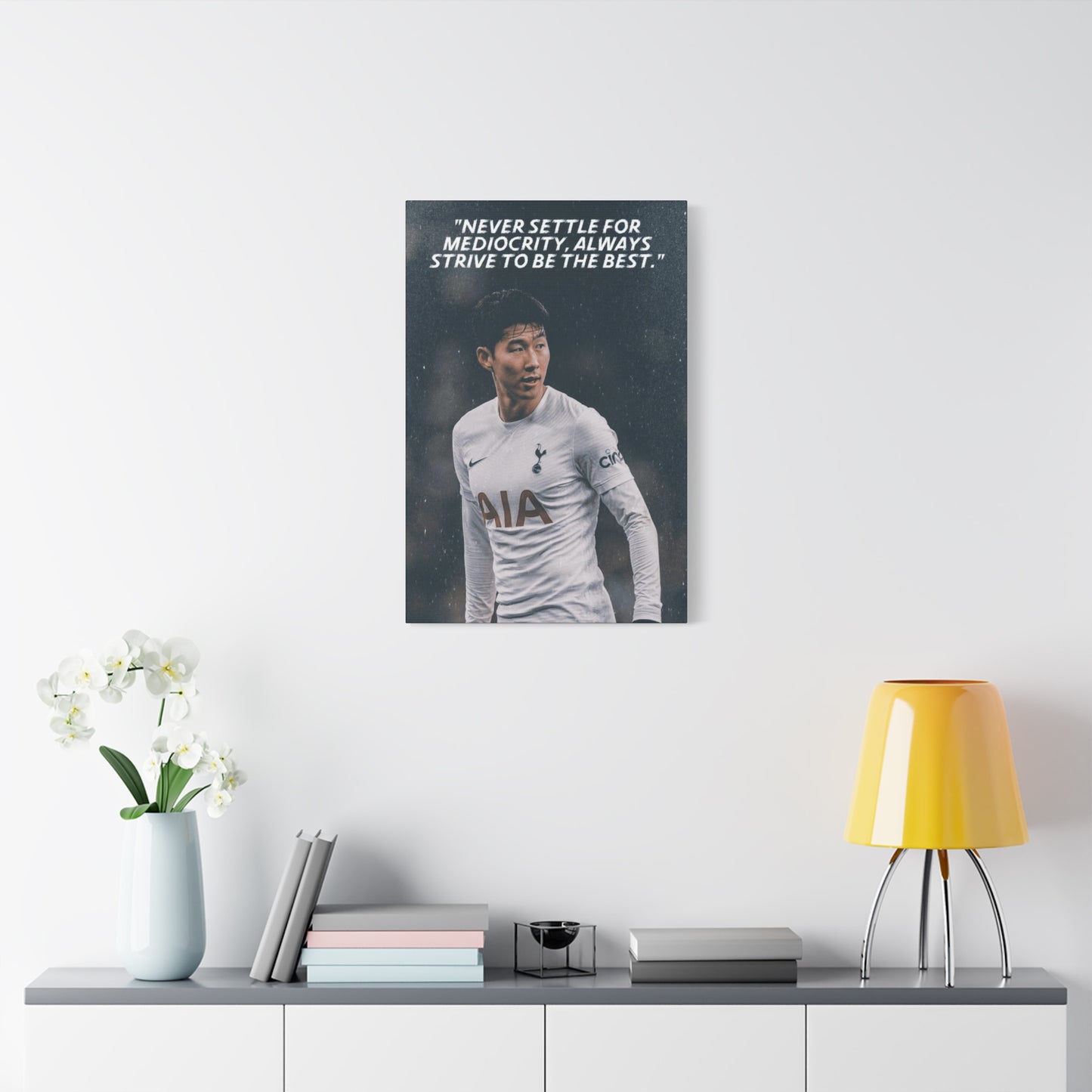 Heung Min Son Motivational Canvas