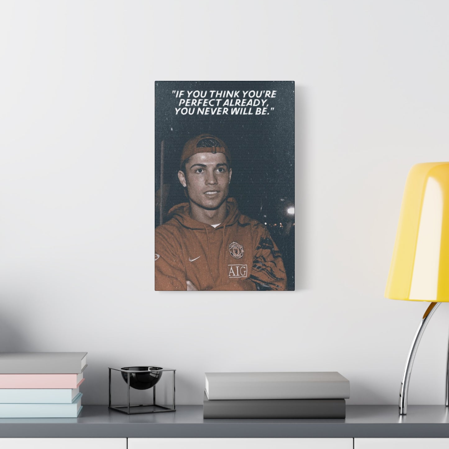 Cristiano Ronaldo Motivational Canvas