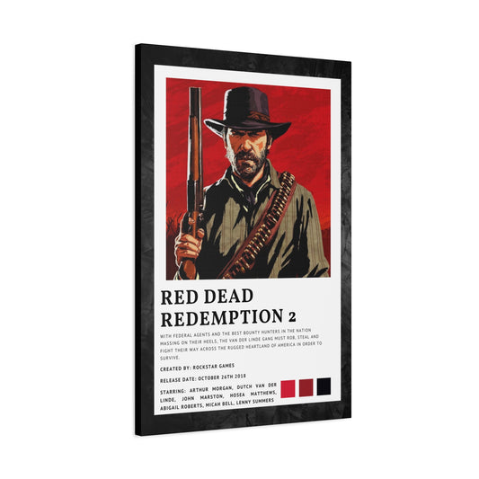 Red Dead Redemption 2 Cover Canvas