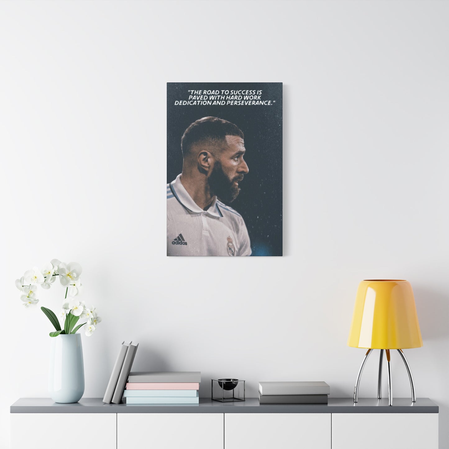 Karim Benzema Motivational Canvas