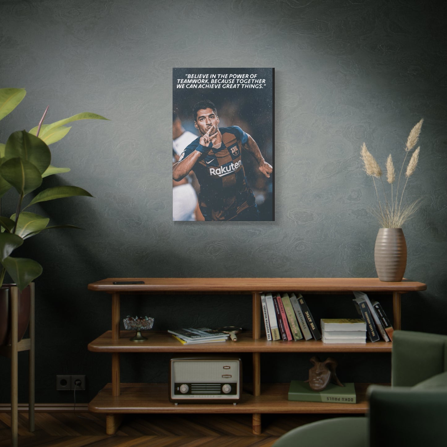 Luis Suarez Motivational Canvas