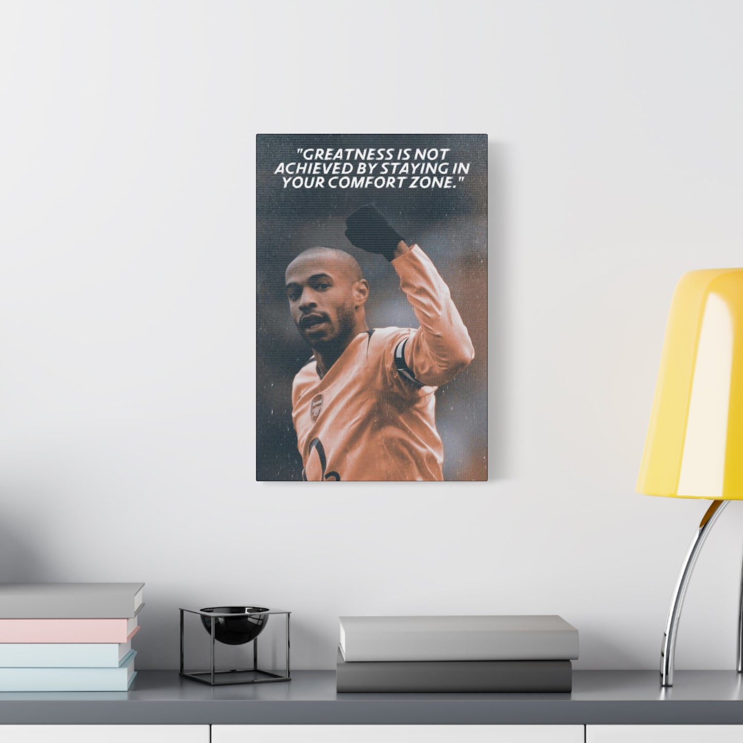 Thierry Henry Motivational Canvas