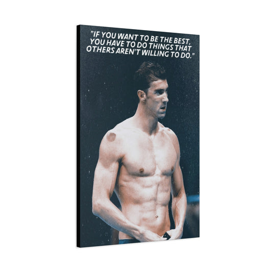 Michael Phelps Motivational Canvas