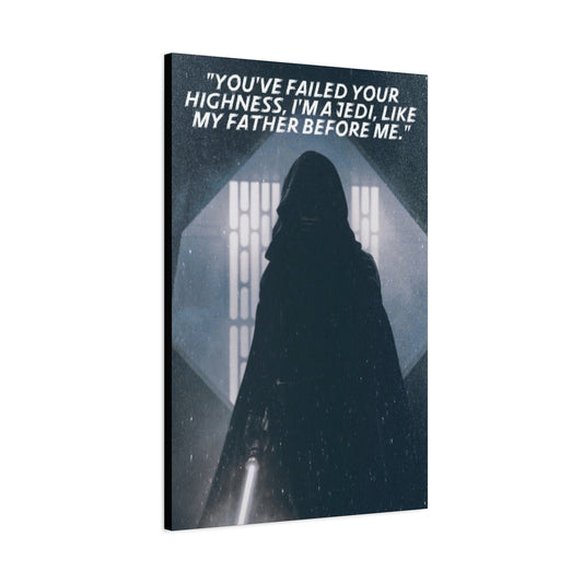Luke Skywalker Motivational Canvas