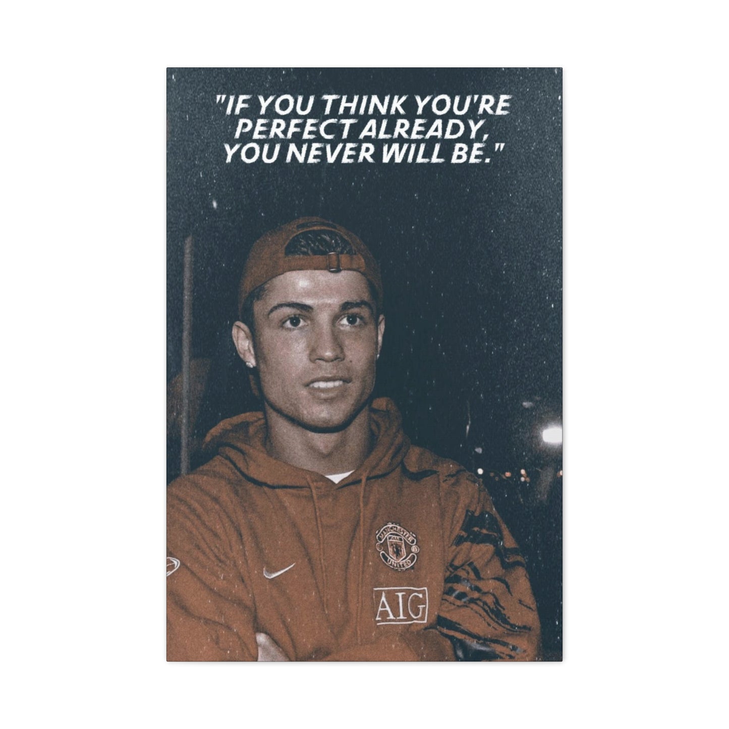 Cristiano Ronaldo Motivational Canvas