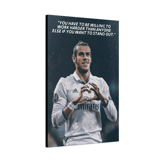 Gareth Bale Motivational Canvas