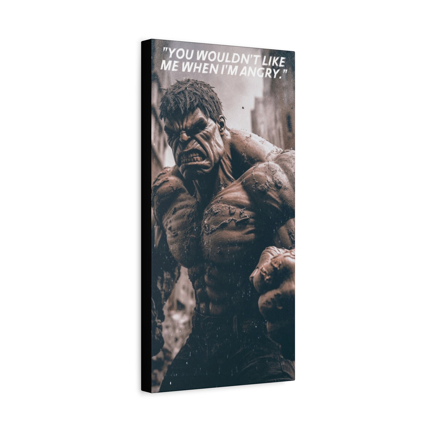 Hulk Motivational Canvas
