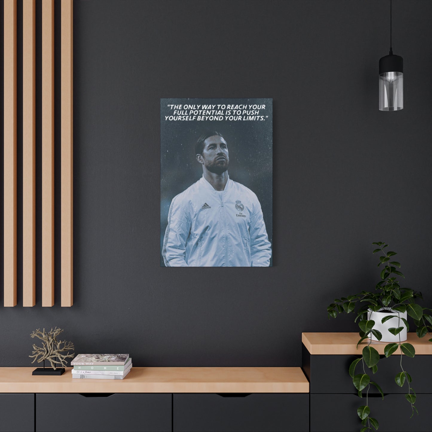 Sergio Ramos Motivational Canvas