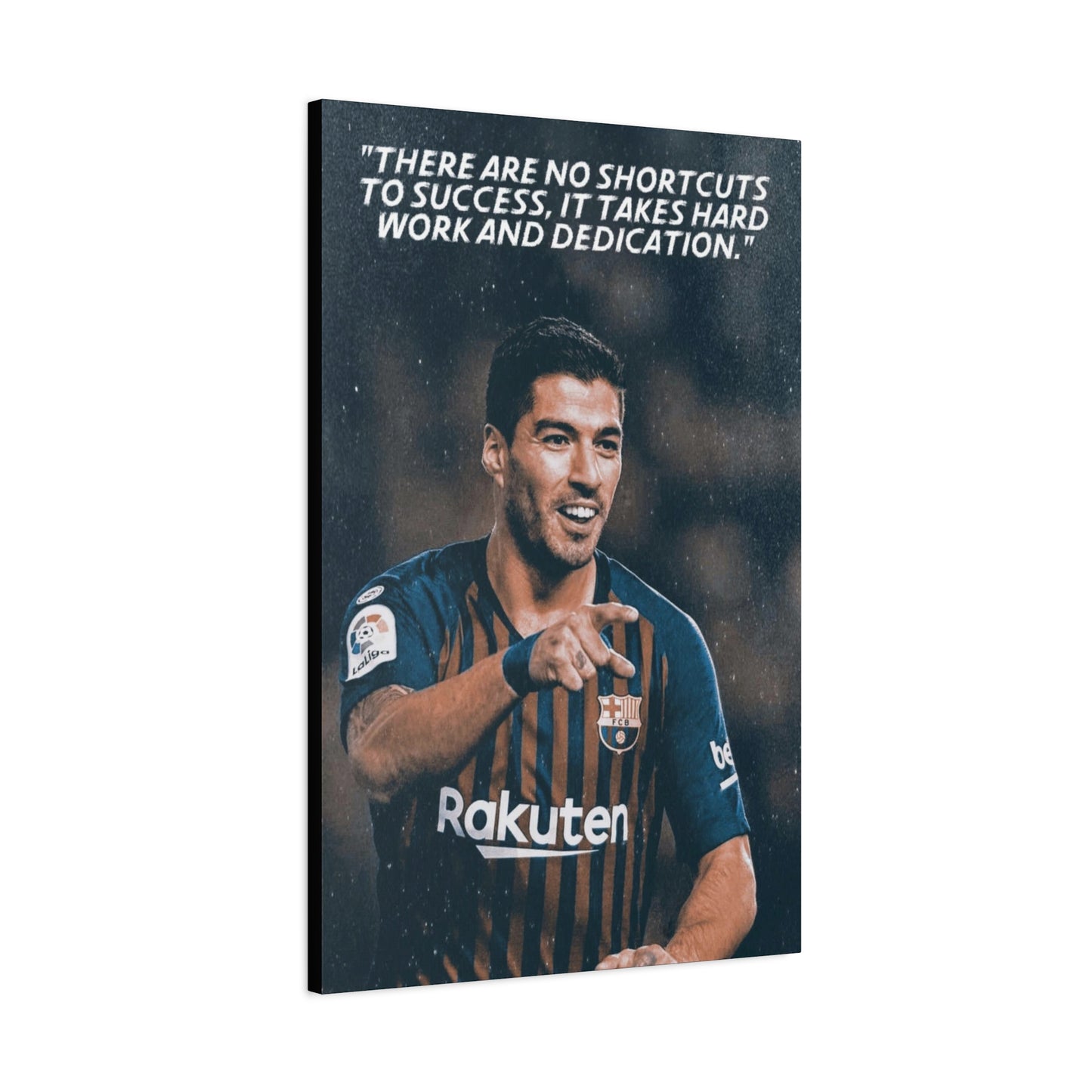 Luis Suarez Motivational Canvas