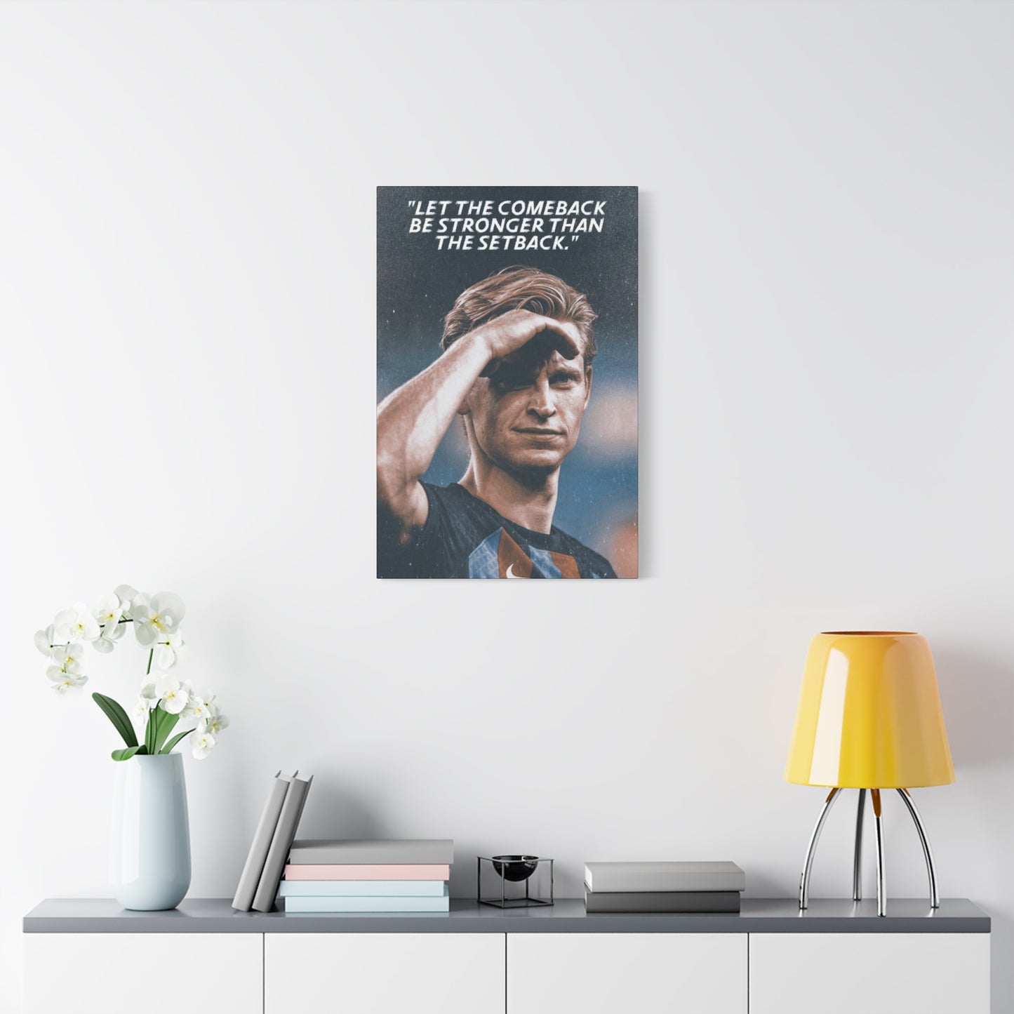 Frenkie De Jong Motivational Canvas