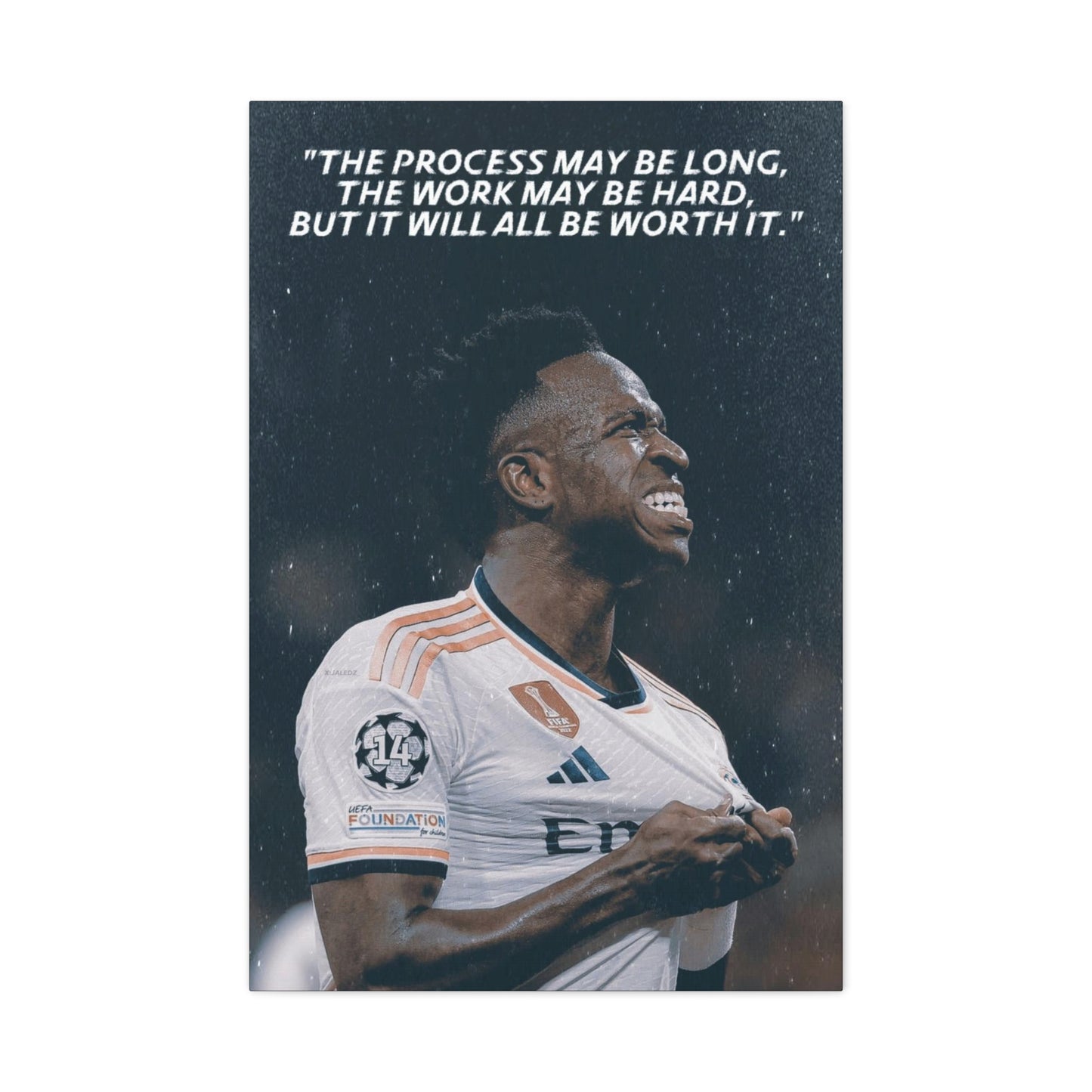 Vinicius Jr Motivational Canvas