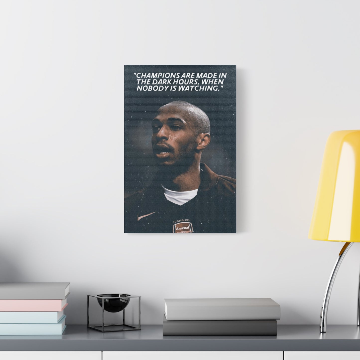 Thierry Henry Motivational Canvas