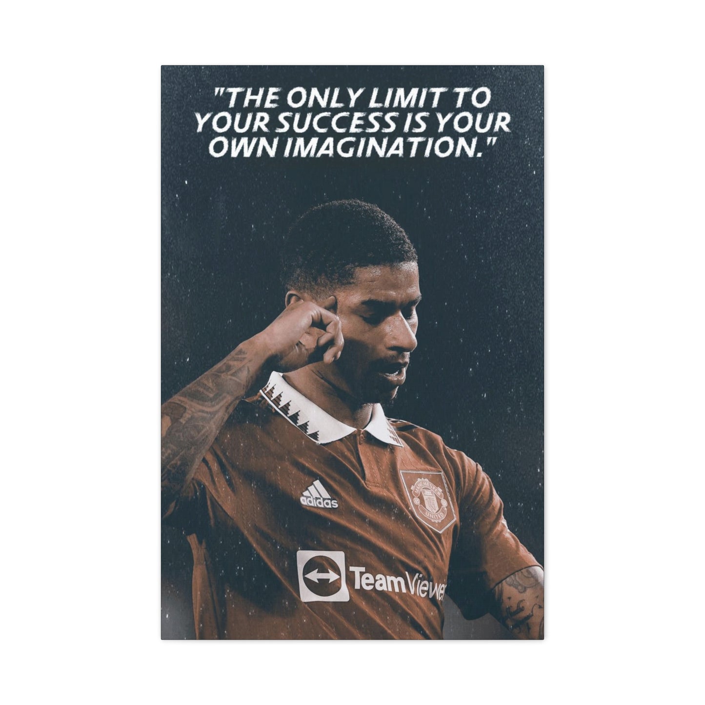 Marcus Rashford Motivational Canvas