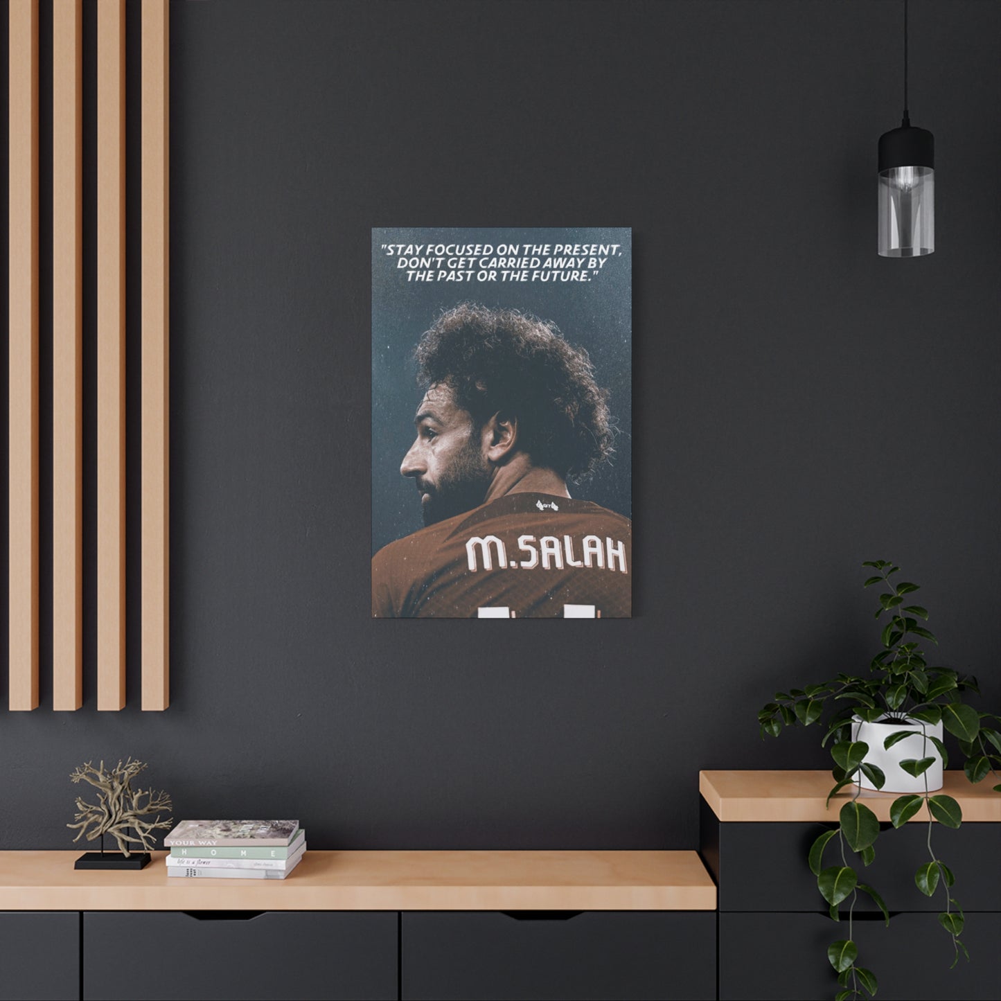 Mohammed Salah Motivational Canvas