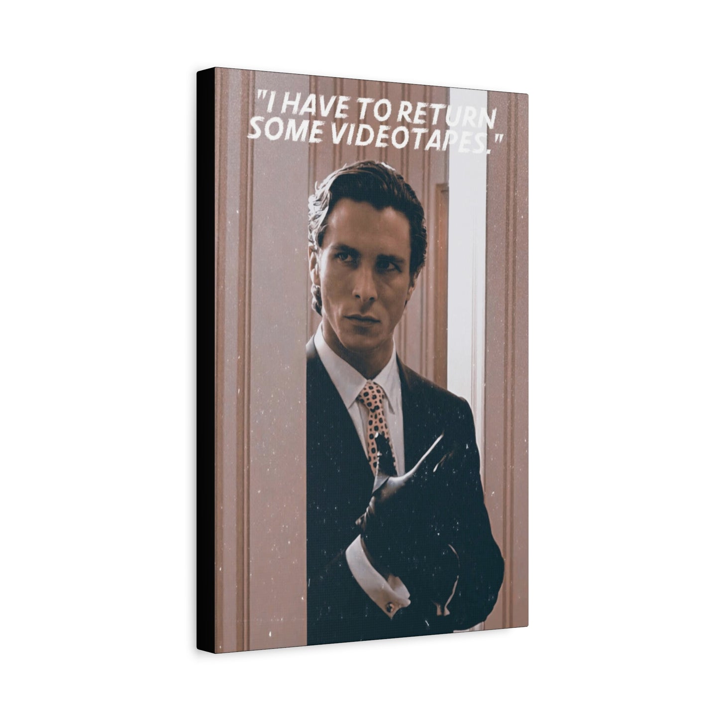 Patrick Bateman Motivational Canvas