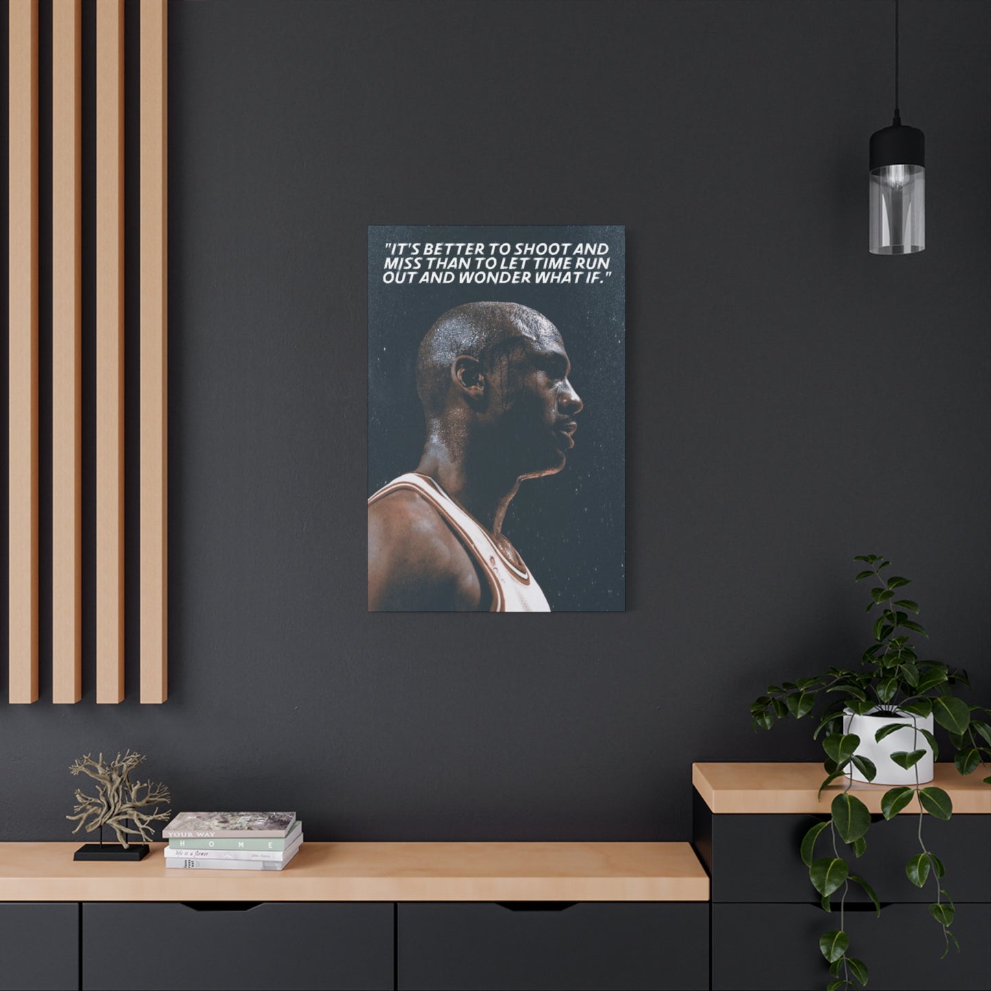Michael Jordan Motivational Canvas